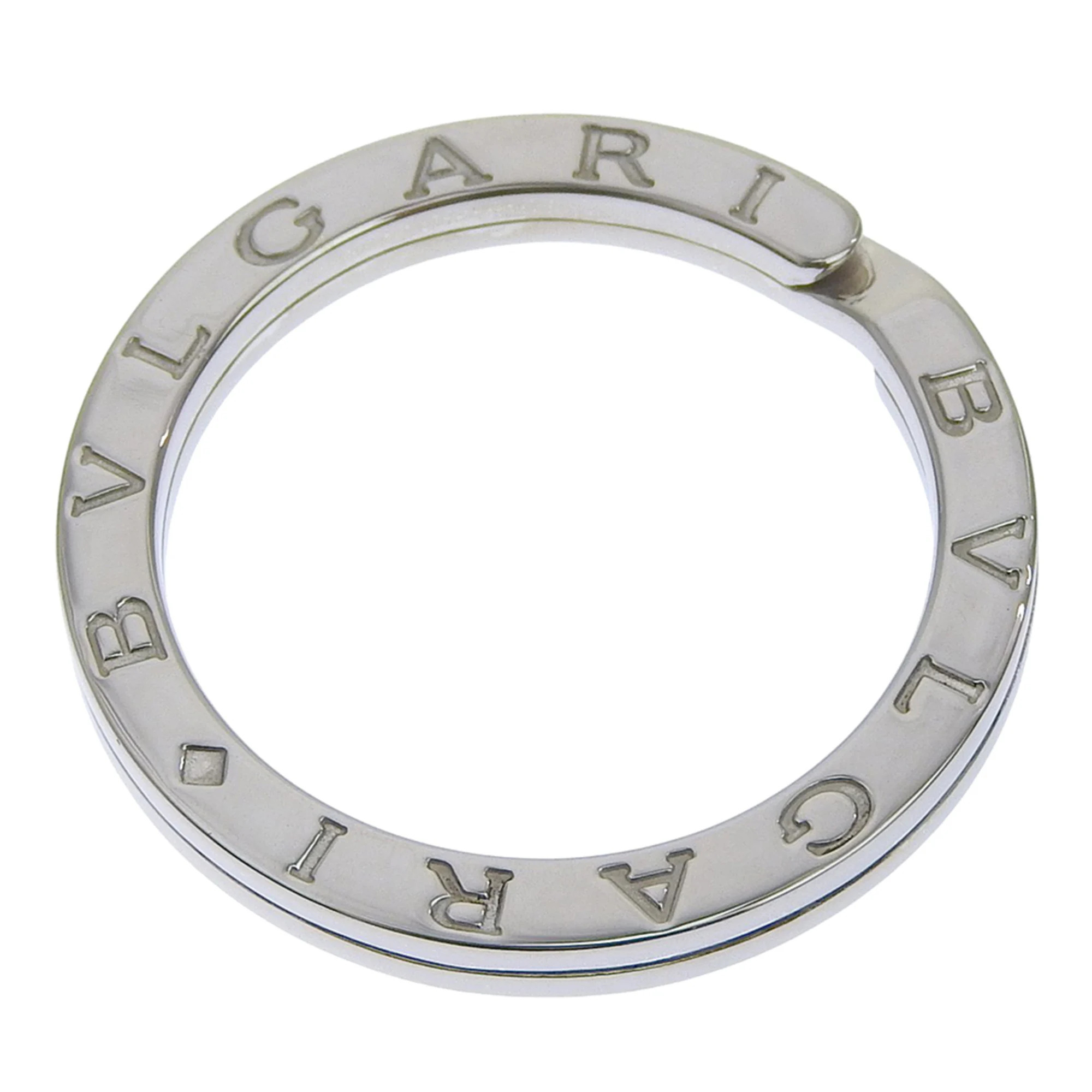 Bulgari Bvlgari Keyring Keychain Sterling Silver 925 Key Ring Unisex